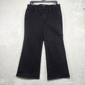 NYDJ‎ Black Bootcut Jeans Womens Petite PM Flattering Fit size 30x27